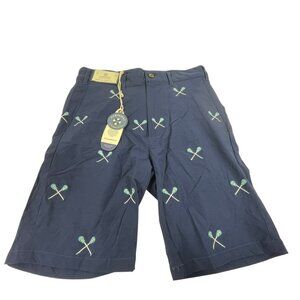 Castaway Nantucket Shorts Sz 28 Mens Blue Pockets Performance Golf‎ Lacrosse